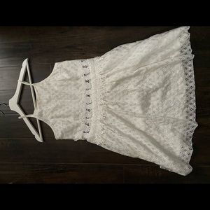 Winners bought white lace halter top dress